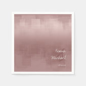 Aquarellreflektionen Hochzeitszinnamon Rose ID774 Serviette (Vorderseite)