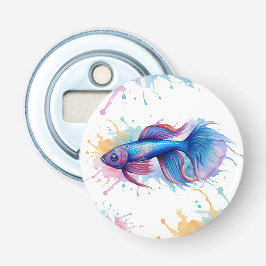 Aquarellreihe: Betta Fish Flaschenöffner