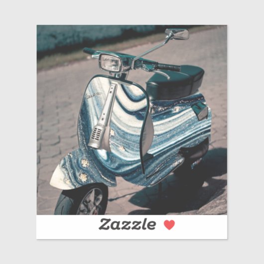 Aquarellroller Aufkleber (Blatt)