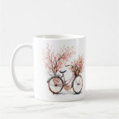Aquarellrosa Bläserrad Kaffeetasse (Links)