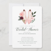 Aquarellrosa Brautparty Einladung (Vorderseite)