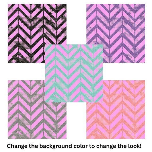 Aquarellrosa Herringbone-Muster Fliese