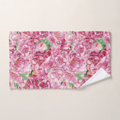 Aquarellrosa-Peonies Badhandtuch Set (Handtuch)