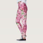 Aquarellrosa-Peonies Leggings (Links)