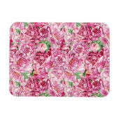 Aquarellrosa-Peonies Magnet (Horizontal)