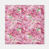 Aquarellrosa-Peonies Magnet (Vorne)