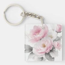 Aquarellrosa-Peonies