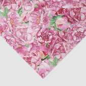 Aquarellrosa-Peonies Seidenpapier (Ausschnitt)