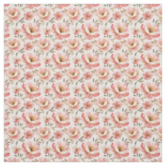 Aquarellrosa-Peonies Stoff (Muster)