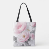 Aquarellrosa-Peonies Tasche (Rückseite)