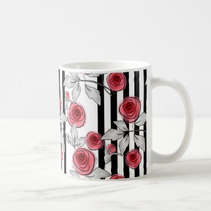 Aquarellrosen Kaffeetasse