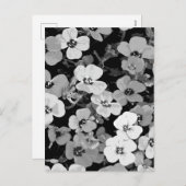 Aquarellrot - Blume 2 Feiertagspostkarte (Vorne/Hinten)