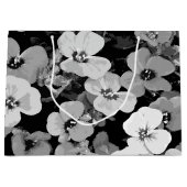 Aquarellrot - Blume 2 Große Geschenktüte (Vorderseite)