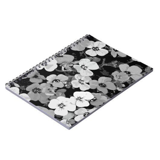 Aquarellrot - Blume 2 Notizblock (Linke Seite)