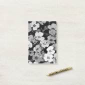 Aquarellrot - Blume 2 Post-it Klebezettel (Auf Schreibtisch)