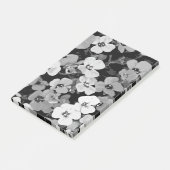 Aquarellrot - Blume 2 Post-it Klebezettel (angewinkelt)