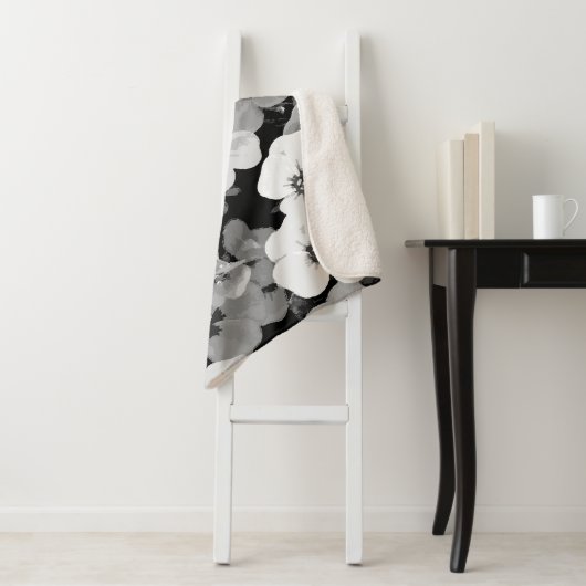 Aquarellrot - Blume 2 Sherpadecke (Beispiel)