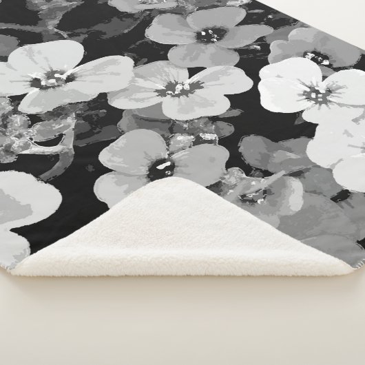 Aquarellrot - Blume 2 Sherpadecke (3/4)