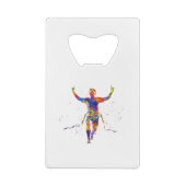 Aquarellrunner Geldbeutel Flaschenöffner (Rückseite)