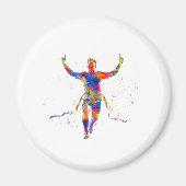 Aquarellrunner Magnet (Vorne)