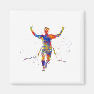 Aquarellrunner Magnet