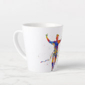Aquarellrunner Milchtasse (Linke Ecke)