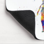 Aquarellrunner Mousepad (Ecke)