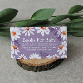 Aquarellsäcke und Schmetterlingsbücher für Baby E Begleitkarte