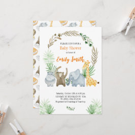 Aquarellsafari Einladung