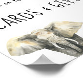 Aquarellsafari - Karten und Geschenke Poster (Ecke)