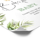 Aquarellsafari-Tierbücher für Kinder Poster (Ecke)