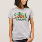 Aquarellsalat T-Shirt (Vorderseite)