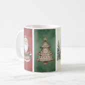 AquarellSanta, Bäume und Fox-Tasse Kaffeetasse (Vorderseite Links)