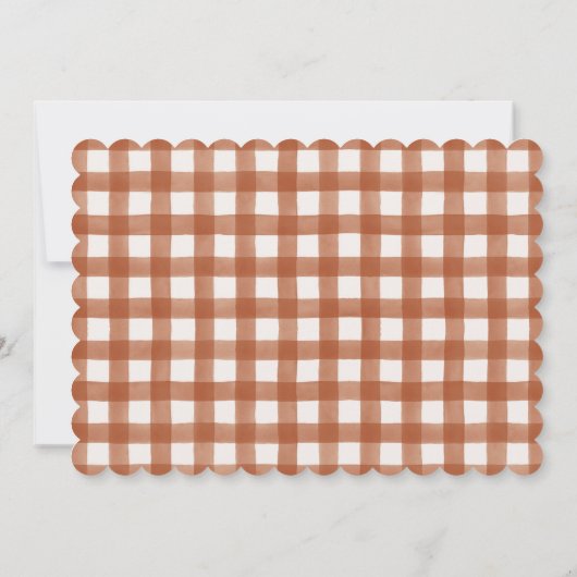 Aquarellschaf-Babydusche Einladung (Rückseite)