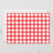 Aquarellschaf-Babydusche Einladung (Rückseite)