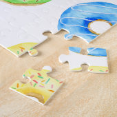 Aquarellschaumgummiringmuster Puzzle (Seite)