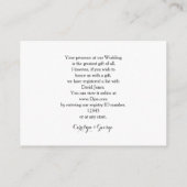 Aquarellschenken Begleitkarte (Rückseite)