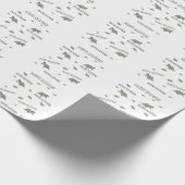 Aquarellschildkröte Rette Natur Geschenkpapier (Ecke)