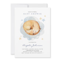 Aquarellschläfer Es ist eine Kinderdusche