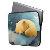 Aquarellschläfer Laptopschutzhülle (Vorderseite Links)