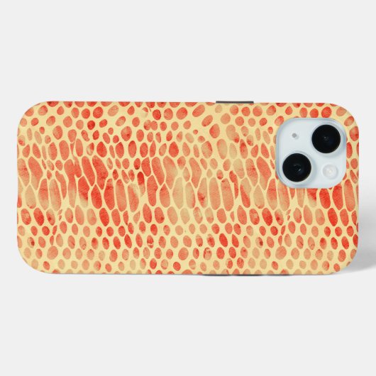 Aquarellschlange Druck Case-Mate iPhone Hülle (Rückseite (Horizontal))