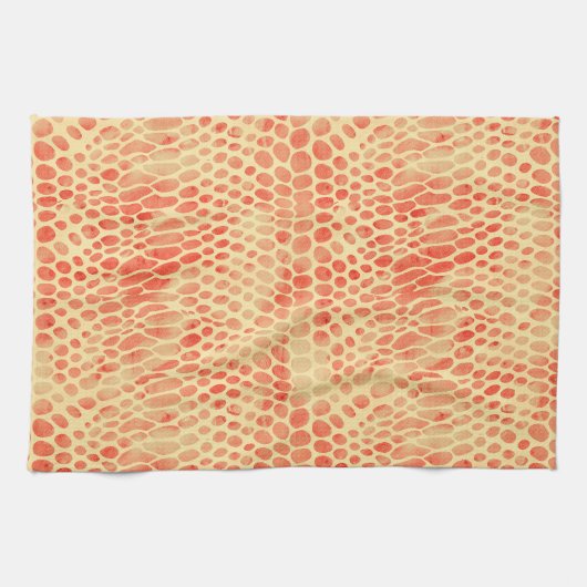 Aquarellschlange Druck Geschirrtuch (Horizontal)