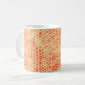 Aquarellschlange Druck Kaffeetasse (Vorderseite Links)