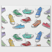 Aquarellschlange Geschenkpapier (Flach)