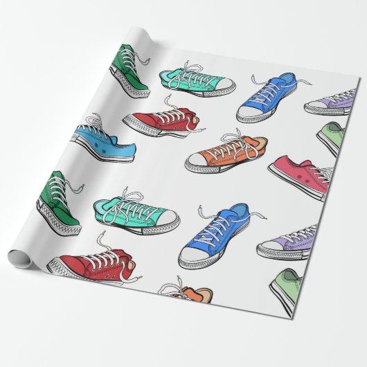 Aquarellschlange Geschenkpapier (Ungerollt)