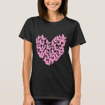 Aquarellschmetterling Herpink-Liebe-Shirt