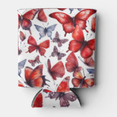 Aquarellschmetterlinge Dosenkühler (Vorderseite)