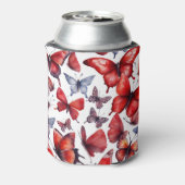 Aquarellschmetterlinge Dosenkühler (Kanne Rückseite)