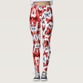 Aquarellschmetterlinge Leggings
