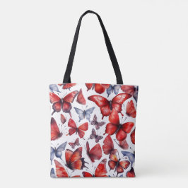 Aquarellschmetterlinge Tasche